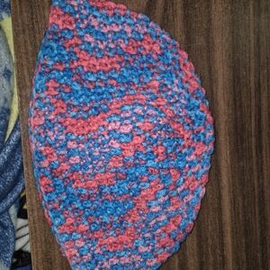 Colorful Crocheted Skull Cap